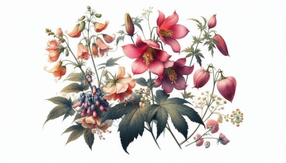 Download Vintage Botanical Print of Rare Summer G - Vintage Collection