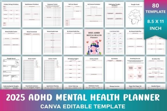 Download 2025 ADHD Mental Health Planner - Premium Resources